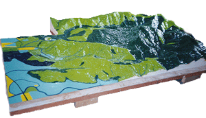 1:5000 scale model of one Ayta Ancestral Domain